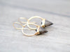 Albatross Earrings - Smoky Quartz