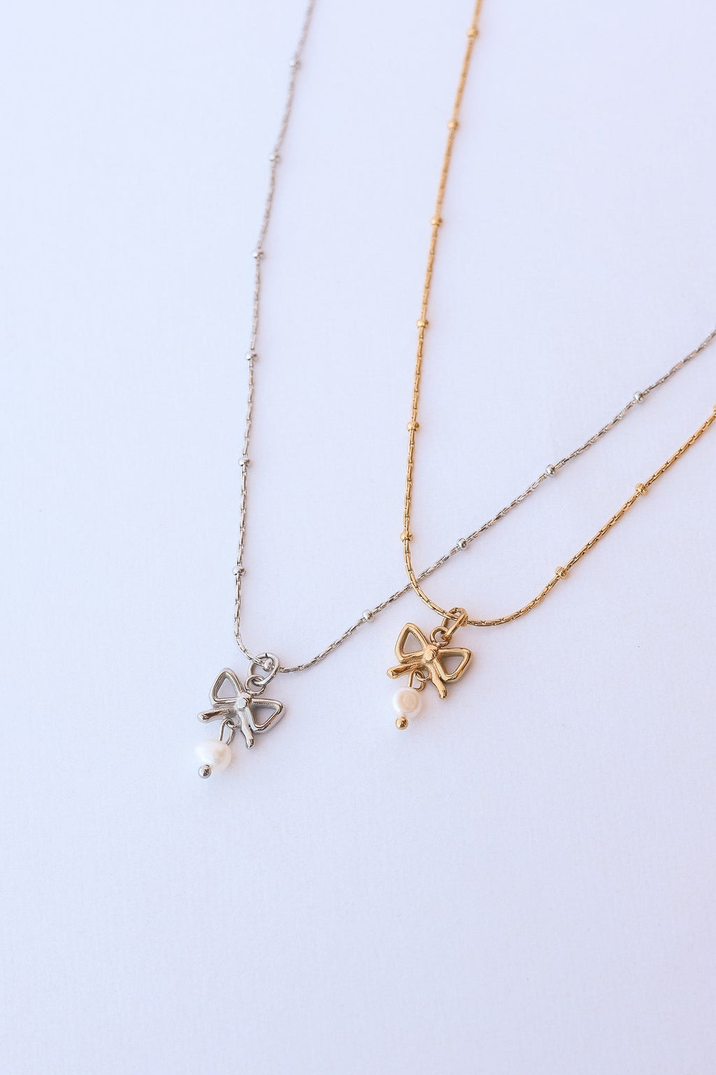 Jane Bow Necklace