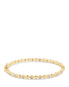 Round and Metal Alternating Bangle