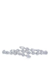 CZ Triple Row Overlap Bracelet
