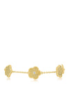 Alternating Pave Clover Bracelet