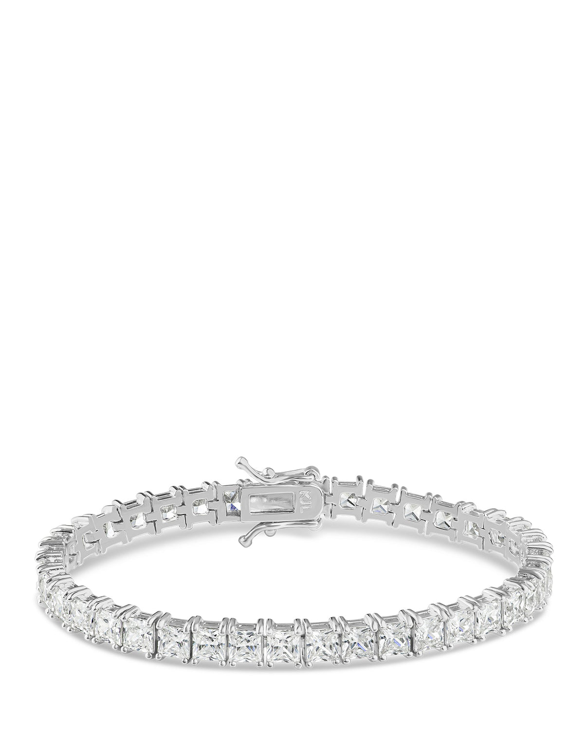 Classic Princess Cut Tennis Bracelet