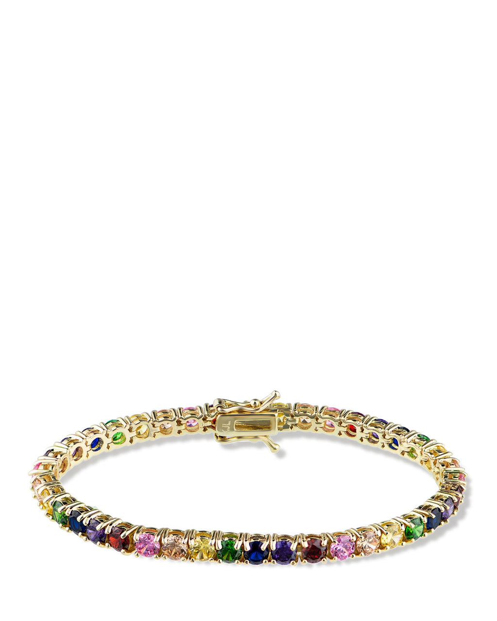 Rainbow Tennis Bracelet