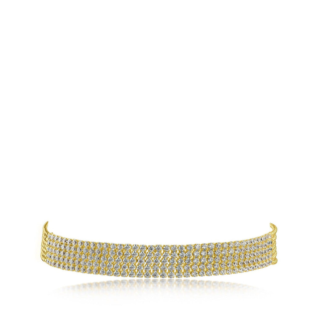 Micro Pave Multi Row Bracelet