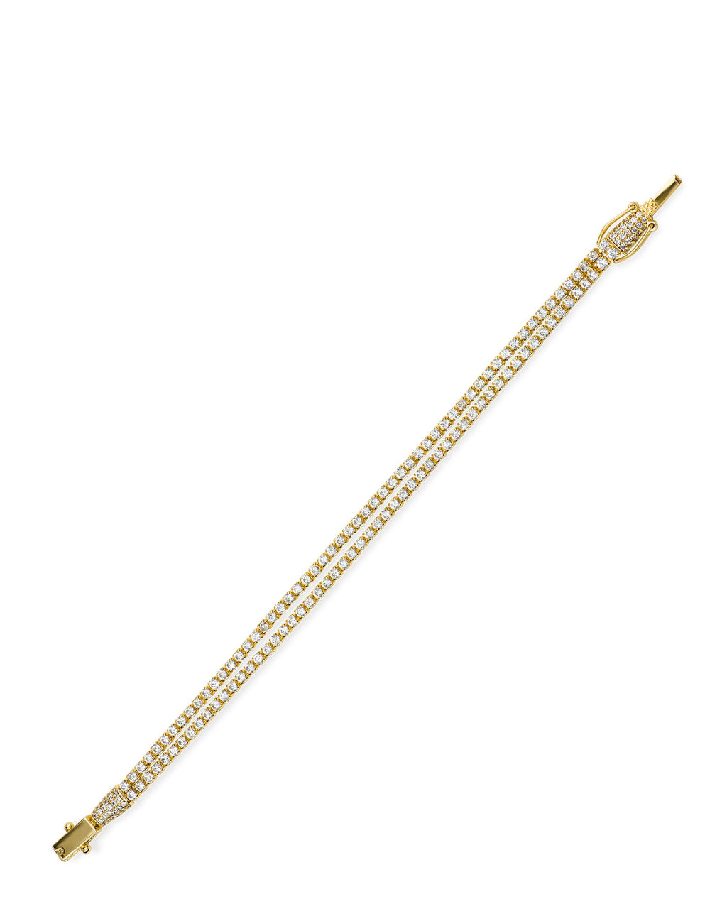 Pave Double Row Bracelet