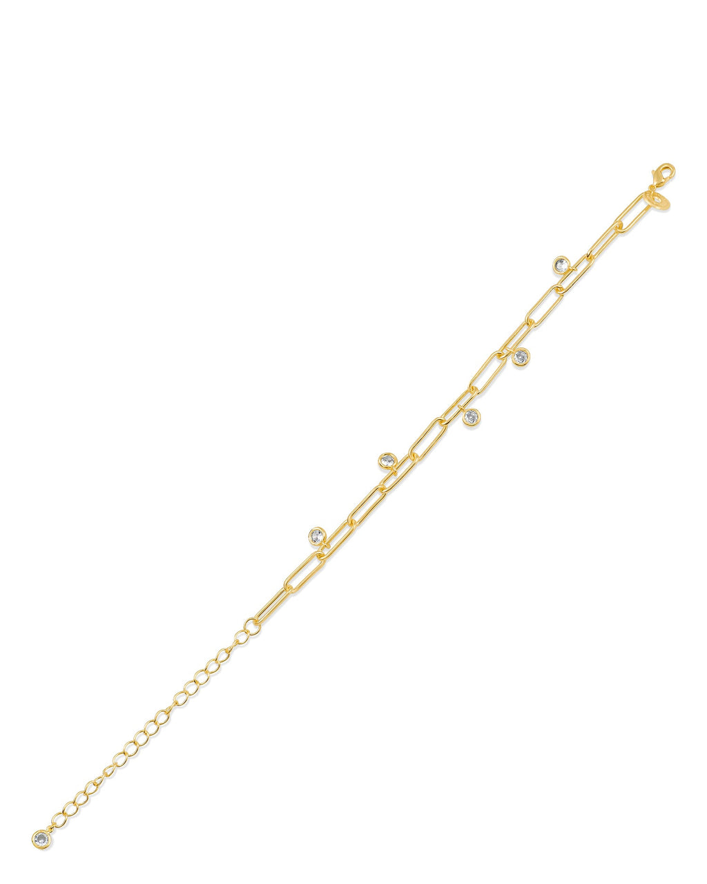 Chain and CZ Bracelet