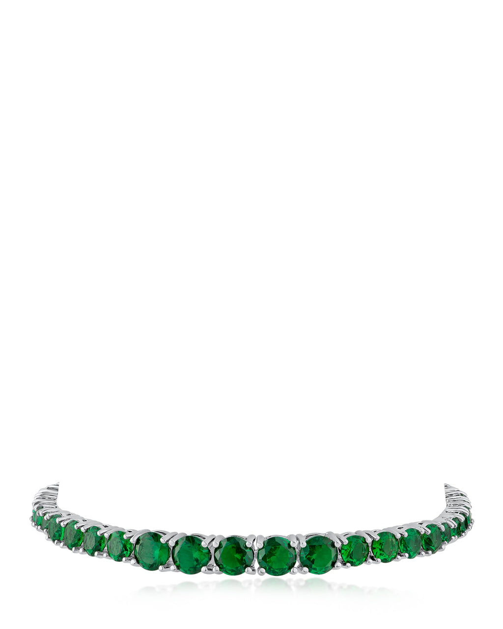 Round Graduated CZ Bracelet