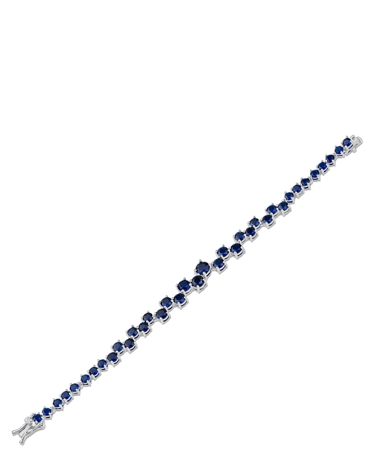 Round CZ Scattered Bracelet