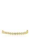Round Bezel Set CZ Bracelet