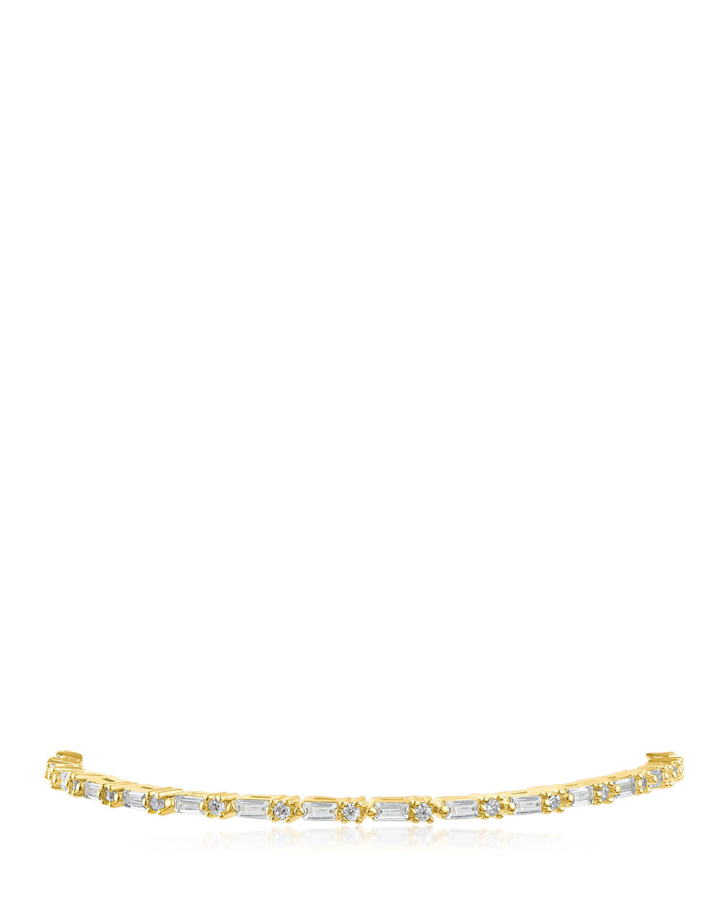 Baguette and Round CZ Bracelet