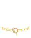 CZ Toggle Chain Bracelet