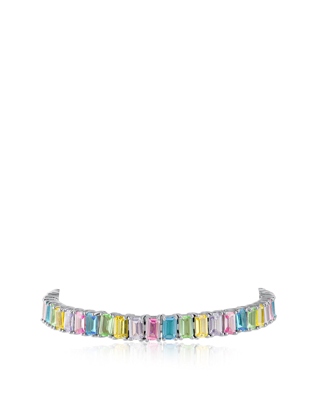 Pastel Emerald CZ Tennis Bracelet