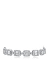 Baguette CZ Framed Rectangle Bracelet