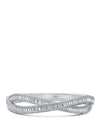 Baguette CZ Overlap Bracelet