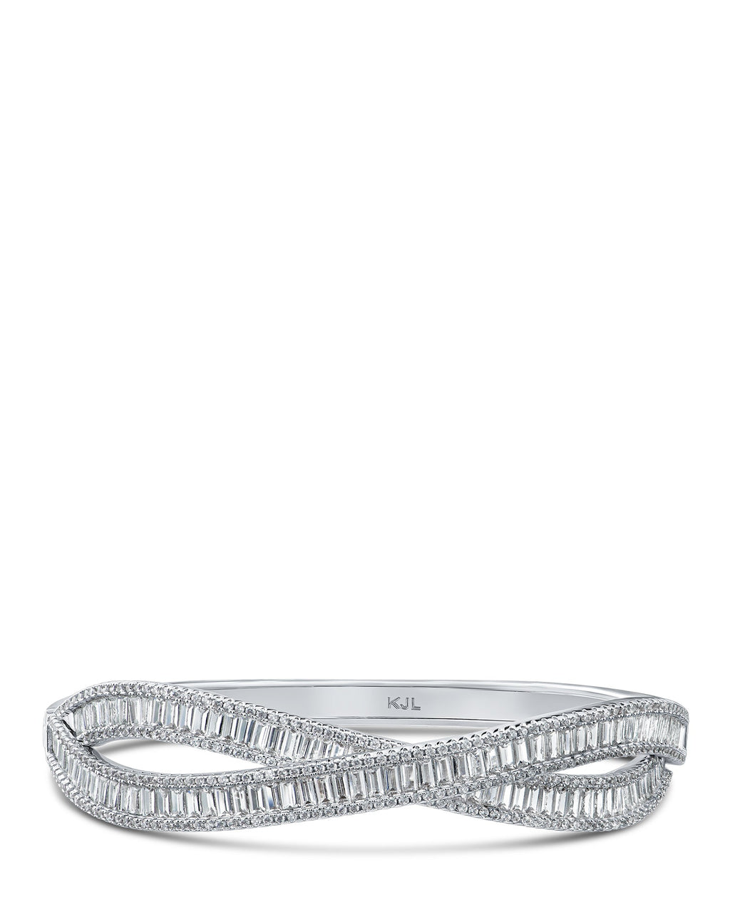 Baguette CZ Overlap Bracelet