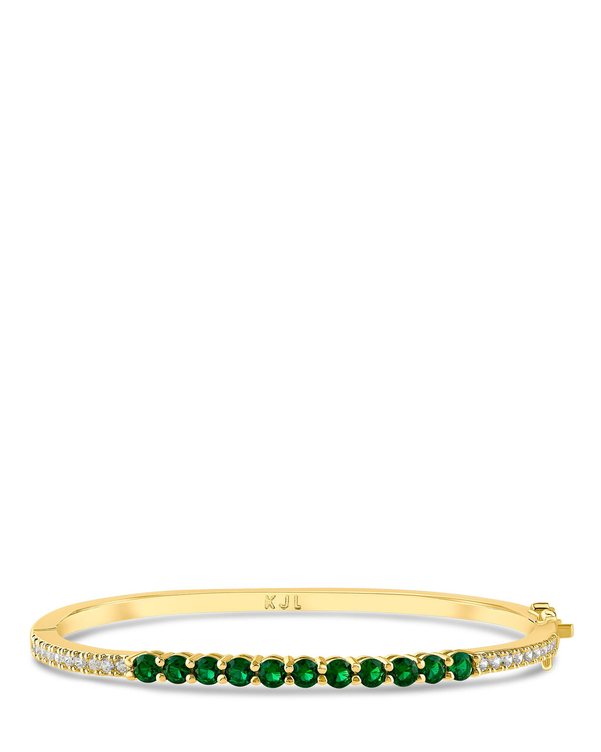 Graduated Round CZ Bangle