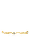 CZ Link Station Bracelet