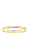 Marquise CZ Hinged Bangle