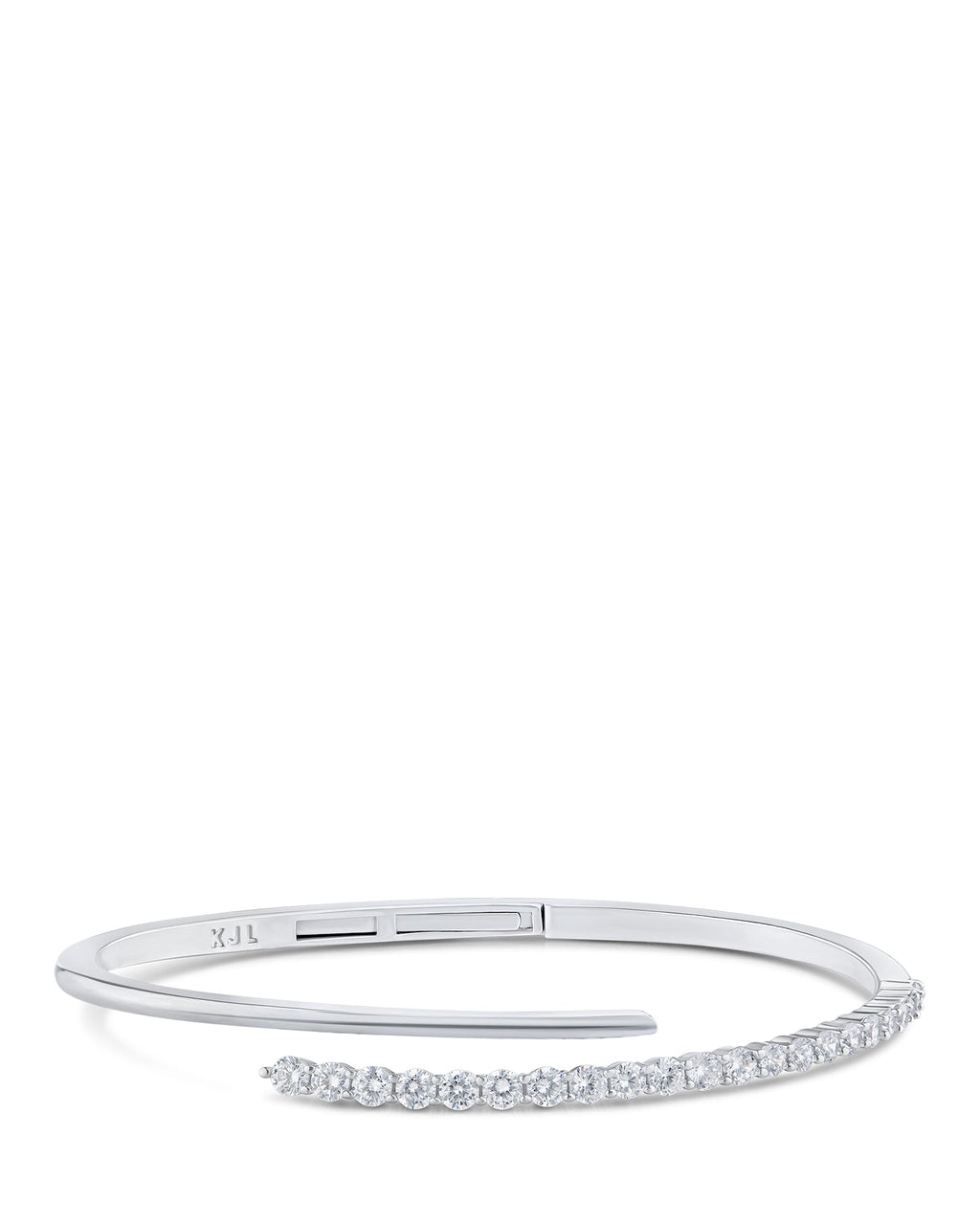 Round CZ Wrap Bracelet