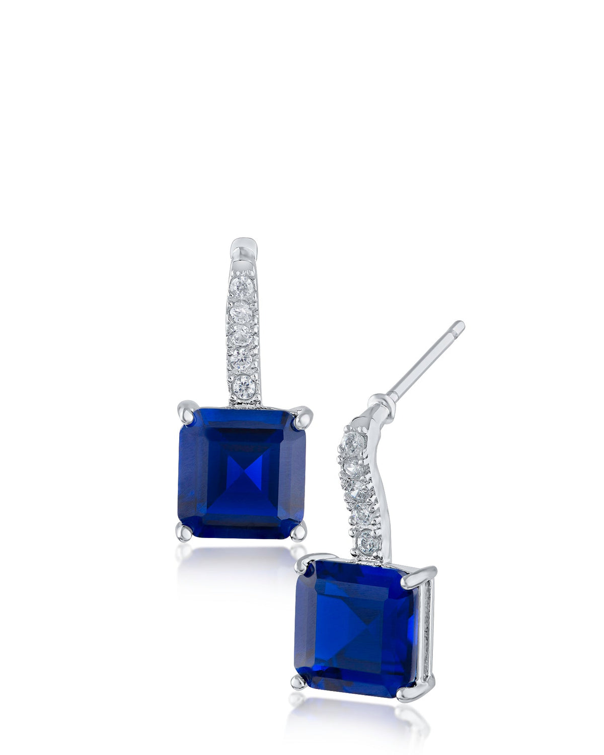 Asscher Drop Earrings