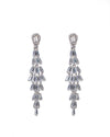 Tiered Baguette Drop Earrings