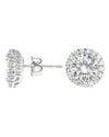 Classic Pave Round Earrings