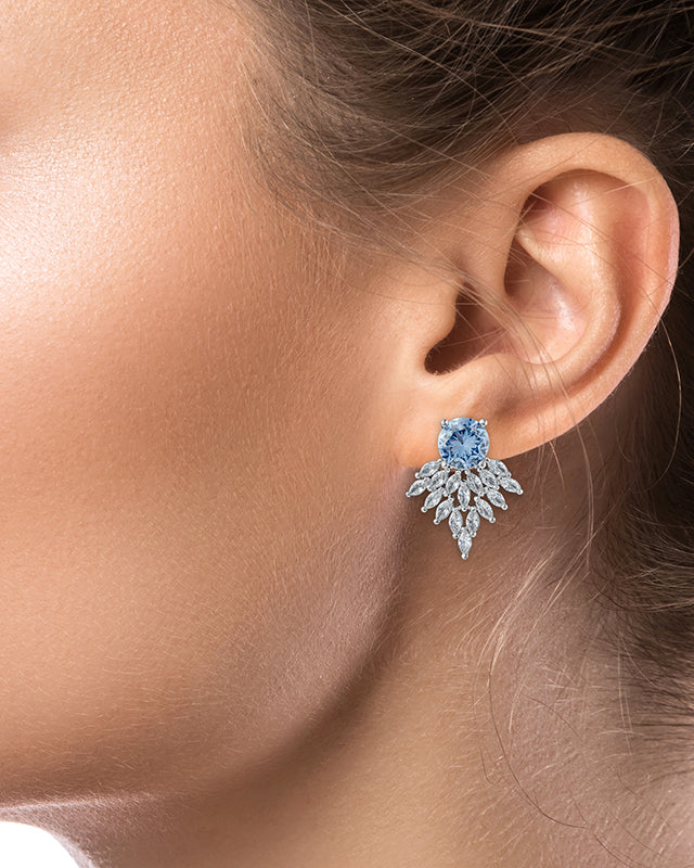 Marquise and Round CZ Cluster