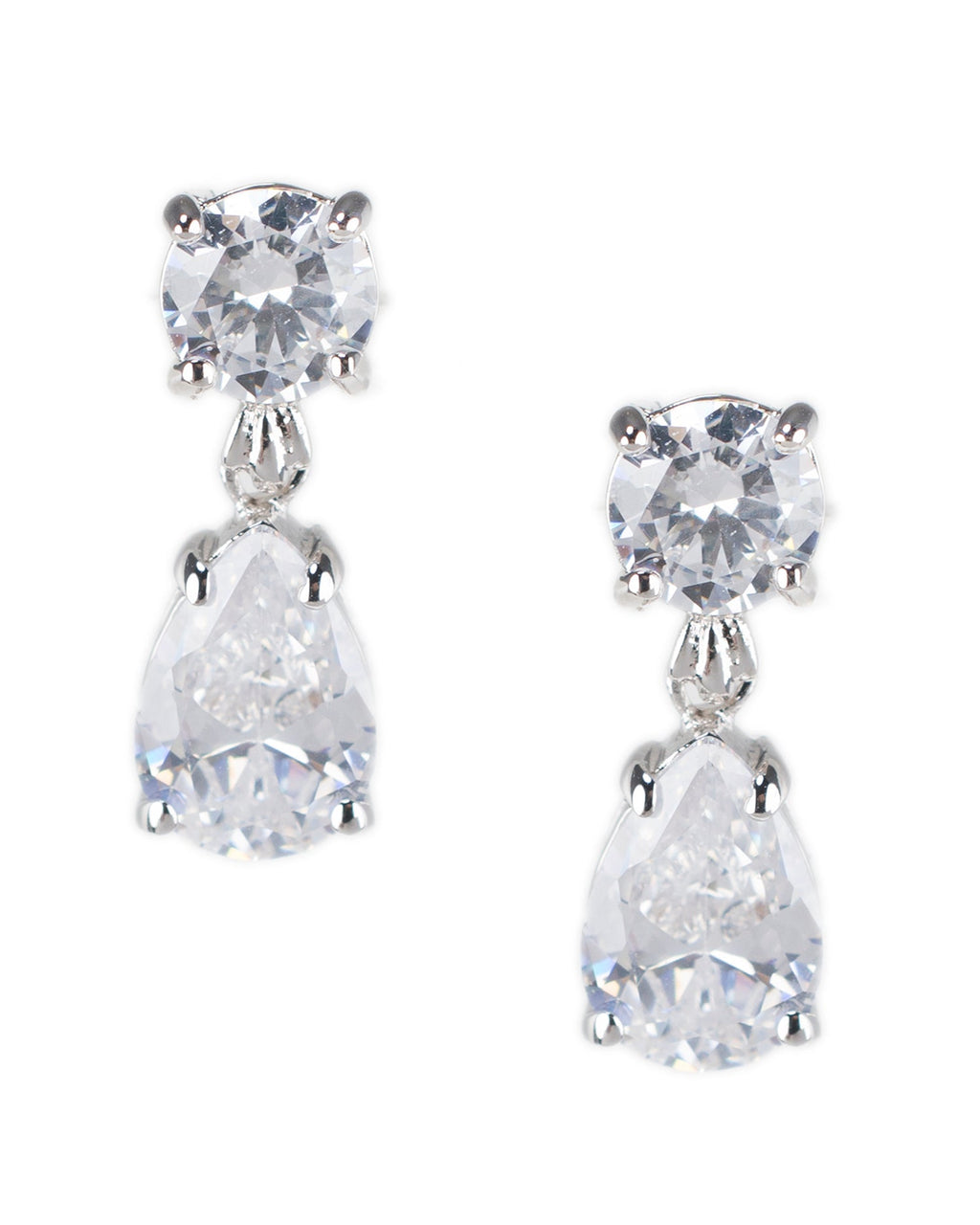 Pearl and Pear Drop Earrings