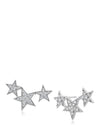 Triple Star Mini Crawler Earrings