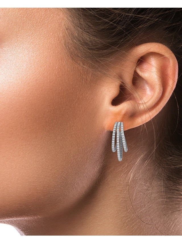 Petite Triple Hoop Earrings