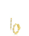 Mini Baguette Huggie Hoop