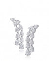Double Pear Waterfall Earrings