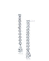 Pear CZ Drop Earrings