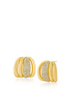 Pave Caged Earrings