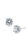 4 cttw Round Cubic Zirconia Studs