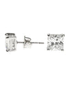 Princess Cut CZ Studs
