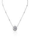 Starburst CZ Pendant Necklace
