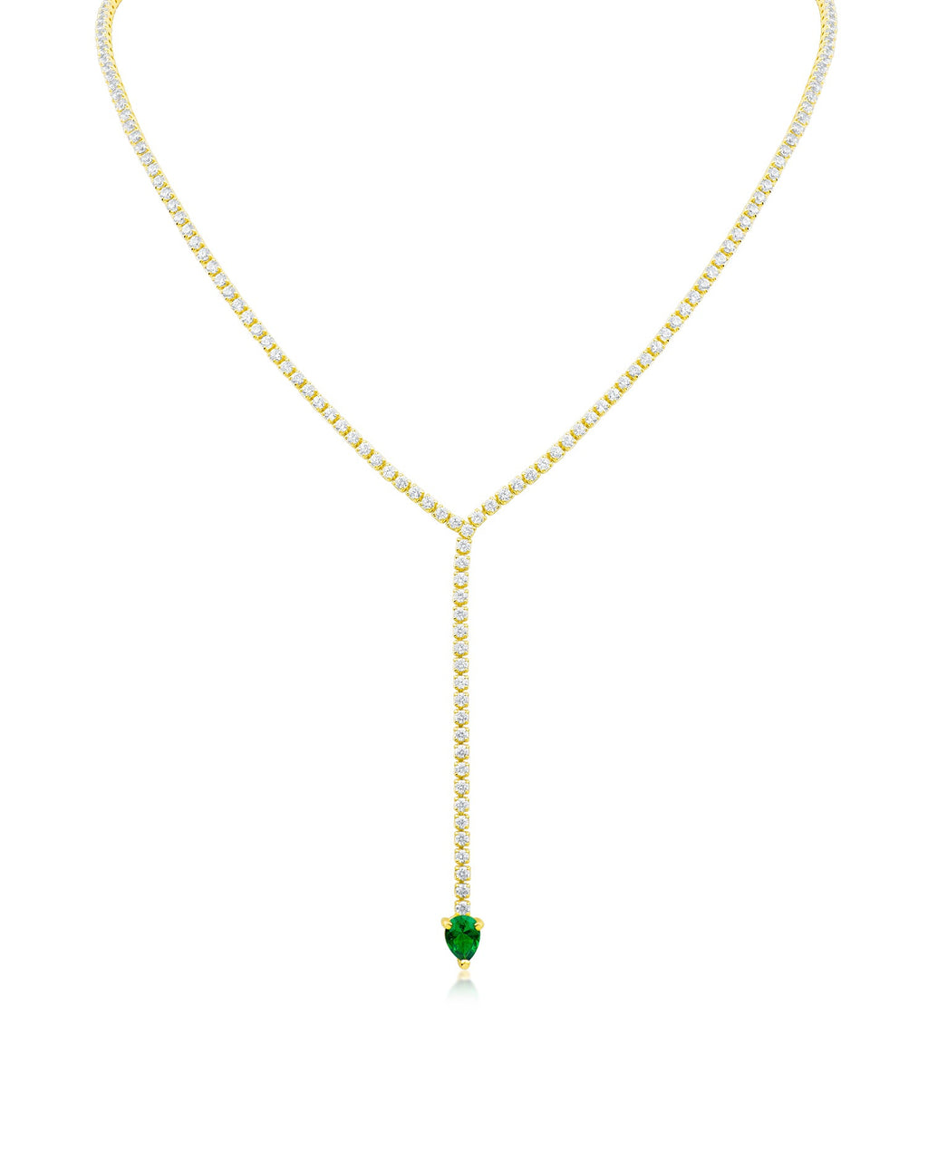 Pear Drop Y-Necklace