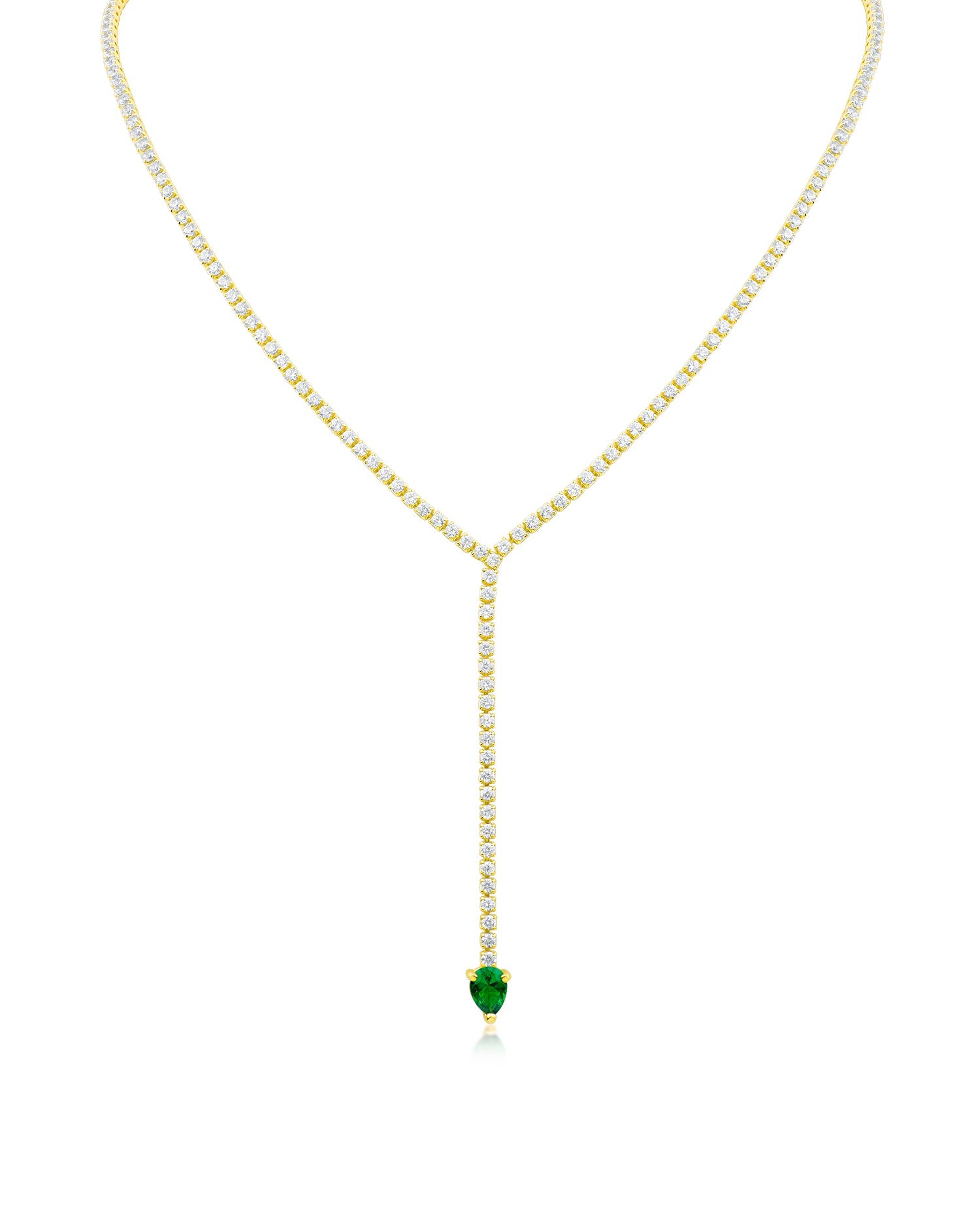 Pear Drop Y-Necklace