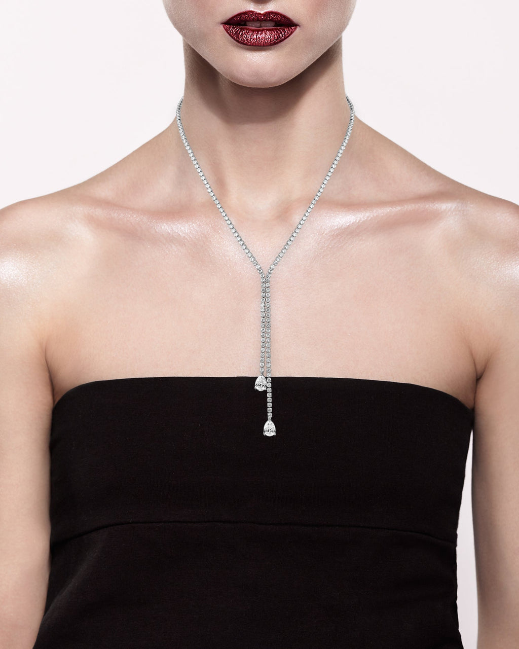 Double Drop Y-Necklace