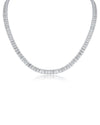 Emerald CZ Tennis Necklace
