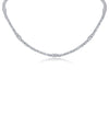 Graduated Round CZ Necklace