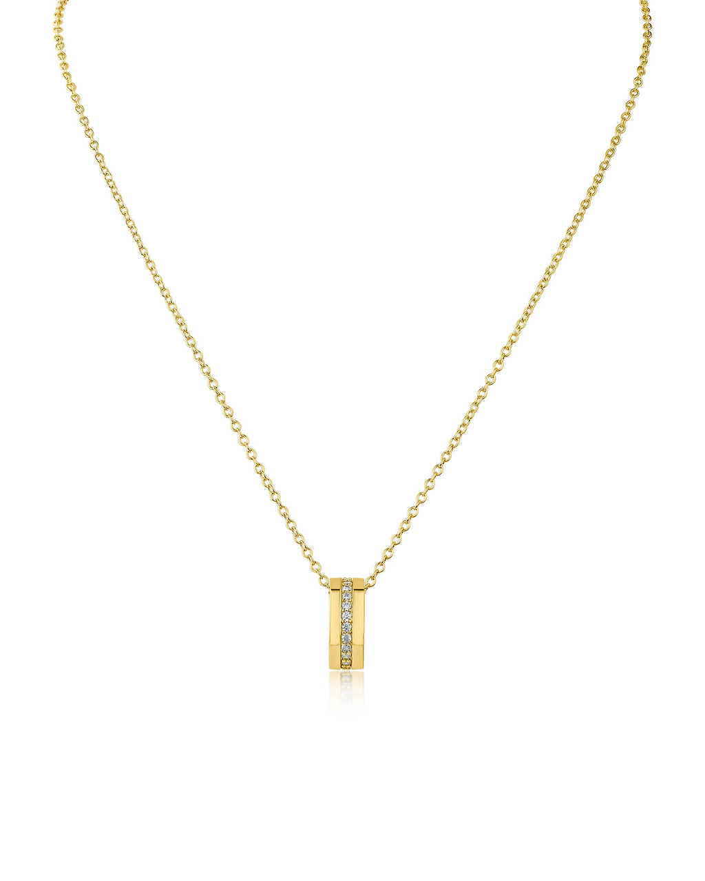 Pave CZ Ring Pendant