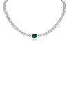 Oval CZ Necklace