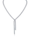 CZ Crossover Y-necklace