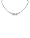 CZ Wrap Tennis Necklace