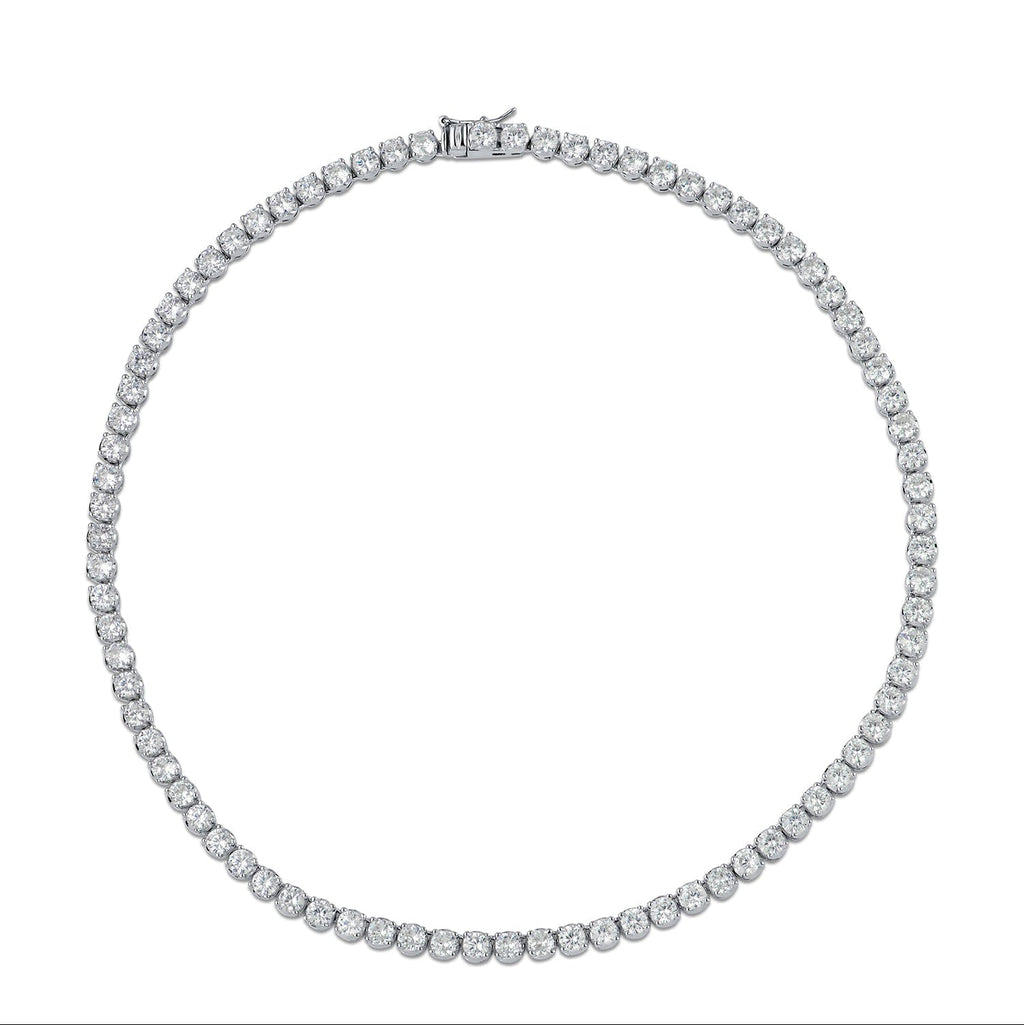 16" Round Tennis Necklace