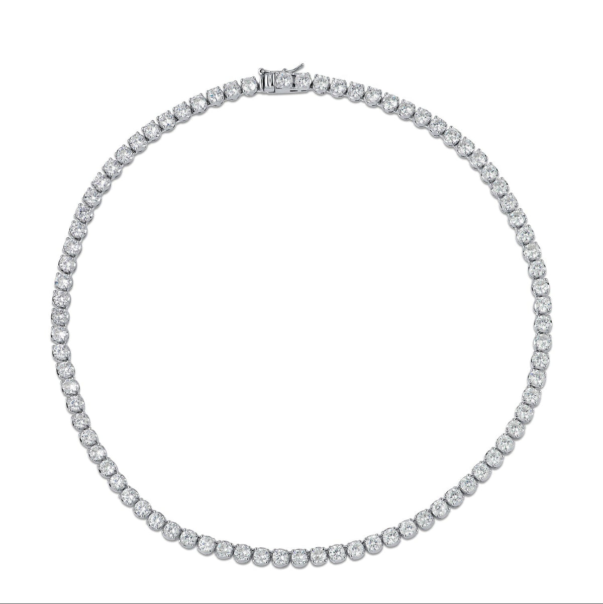 16" Round Tennis Necklace