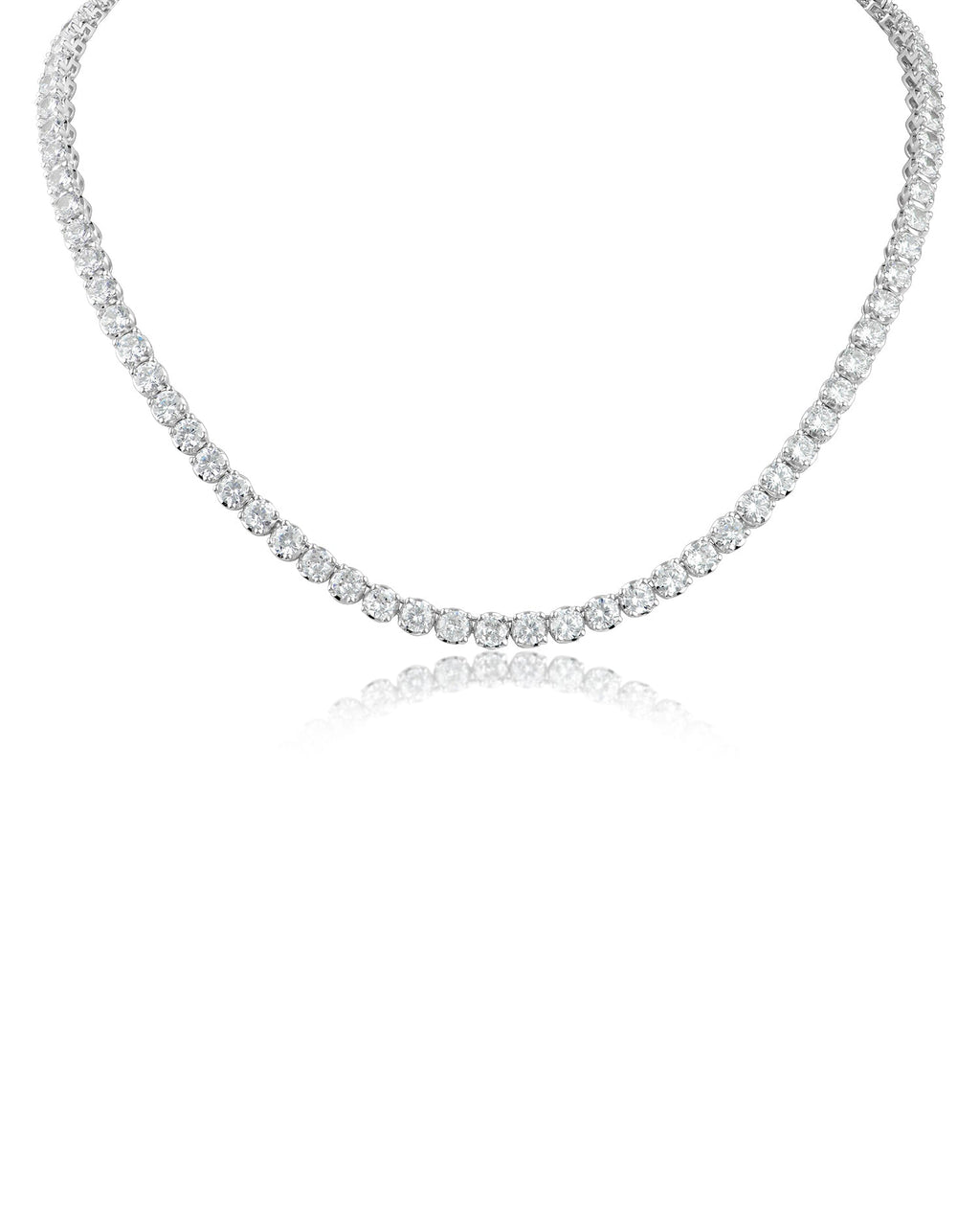 16" Round Tennis Necklace