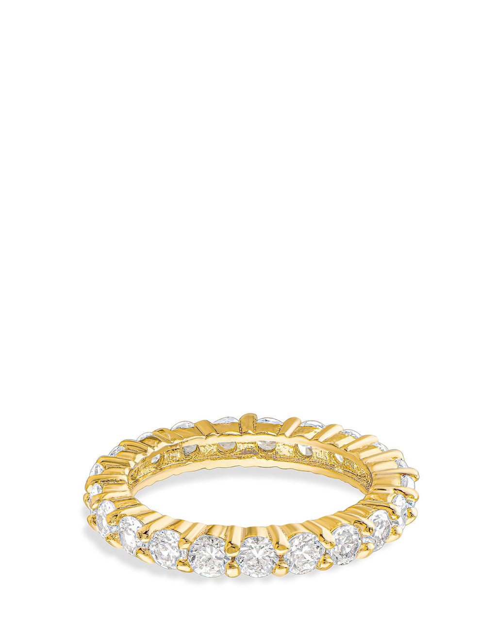 Round Gold Eternity Band